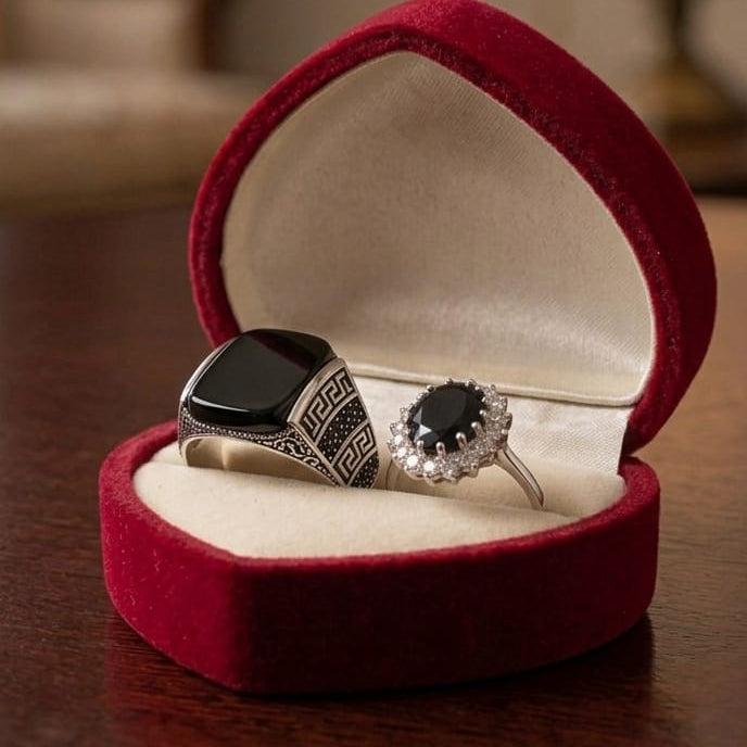 Stylish Couple Ring Bond By Love adjustable size