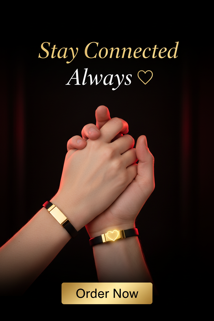 Couple Magnetic Bracelet – Romantic Love Connection Bracelet for Couples | Perfect Gift ❤️
